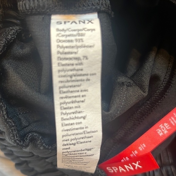 Spanx Black Faux Leather Joggers Pants XS - Picture 5 of 5